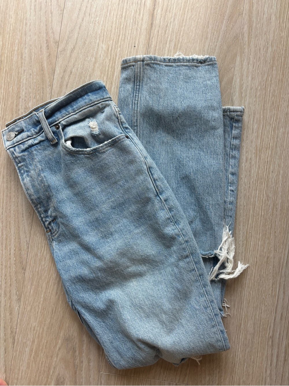 Abercrombie & Fitch 90s straight ultra high rise Straight Jeans